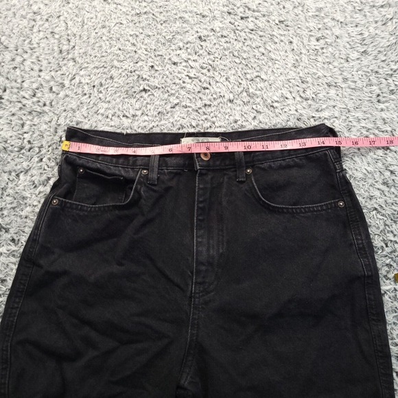 We the Free Jeans Women 28 Black Distressed High Rise Casual Mom Skinny Normcore - Picture 6 of 10